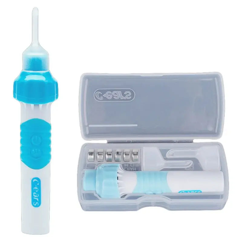 Безопасный Электрический беспроводной вакуумный удалитель ушной серы