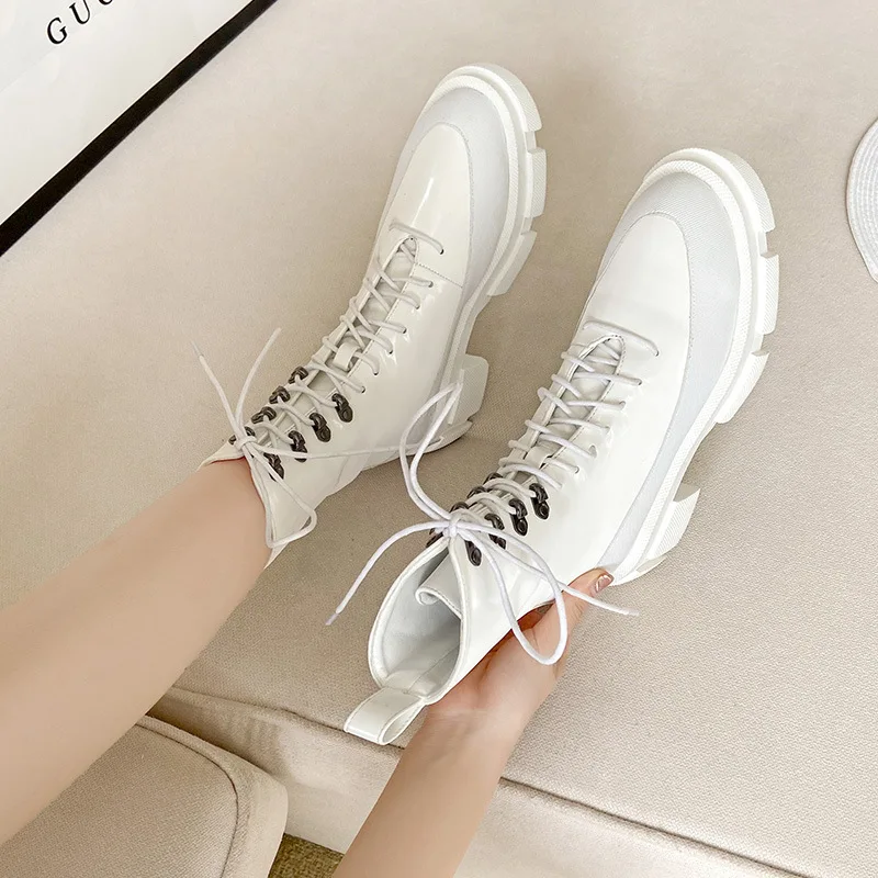 Из натуральной кожи шпильки на шнуровке для верховой езды Женская обувь Обувь