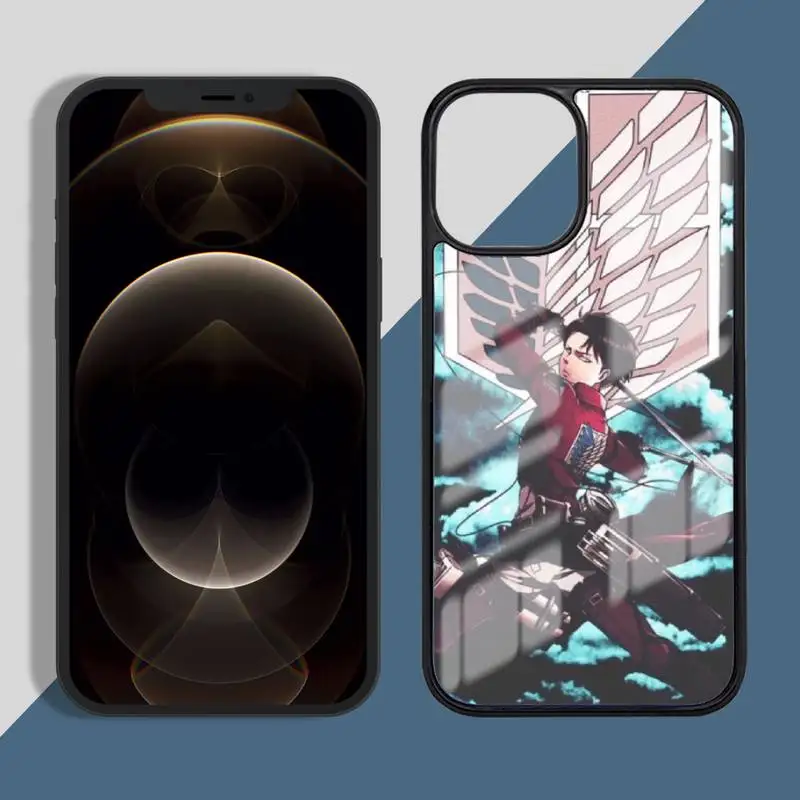 

Attack on Titan Phone Case PC for iPhone 11 12 pro XS MAX 8 7 6 6S Plus X 5S SE 2020 XR