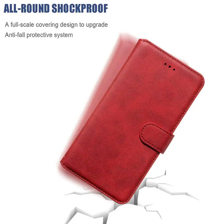 Кожаный чехол книжка с бумажником для Samsung Galaxy S10 S9 S8 Plus Note 10 8 9 A10 A20 E S A30 A40 A50 A60 A70 A80