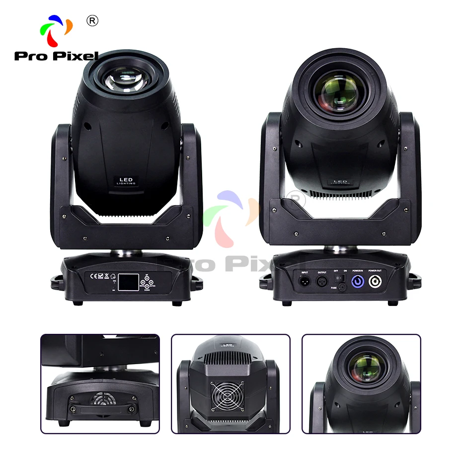 Движущийся головной светильник с радужным эффектом 200 Вт светодиодный 3 в 1