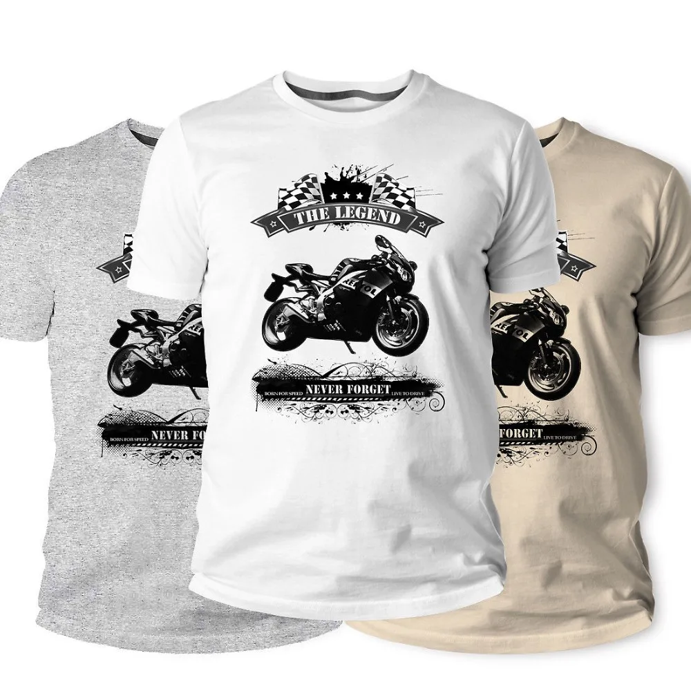 Футболка в японском классическом стиле мотоцикл герой Байкер Vfr1200F Cbr300R высокое