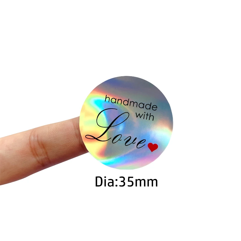 

Водонепроницаемые круглые серебряные этикетки leaffei