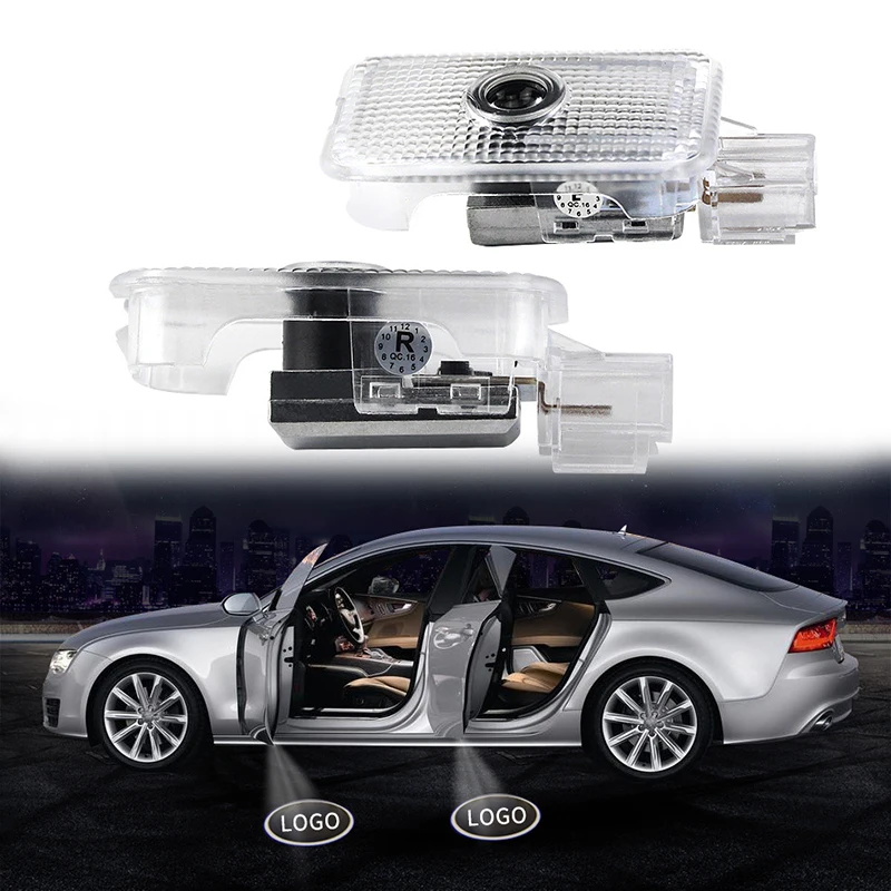 2 шт. Автомобильная лампочка с логотипом автомобиля дверь Добро пожаловать свет