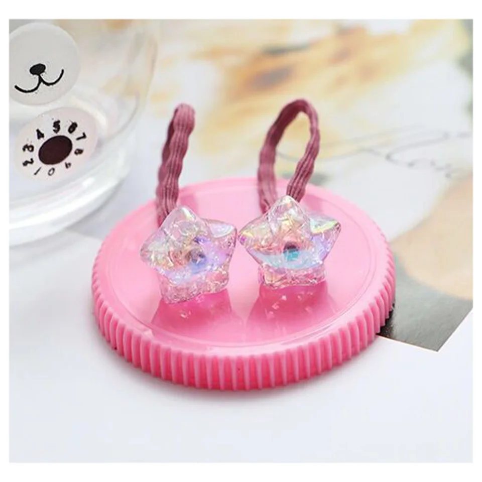 

New Simple Style for Women Cute Colorful Elastic Hair Bands Ties Girls Candy Hair Accessories Baby Children Headdress