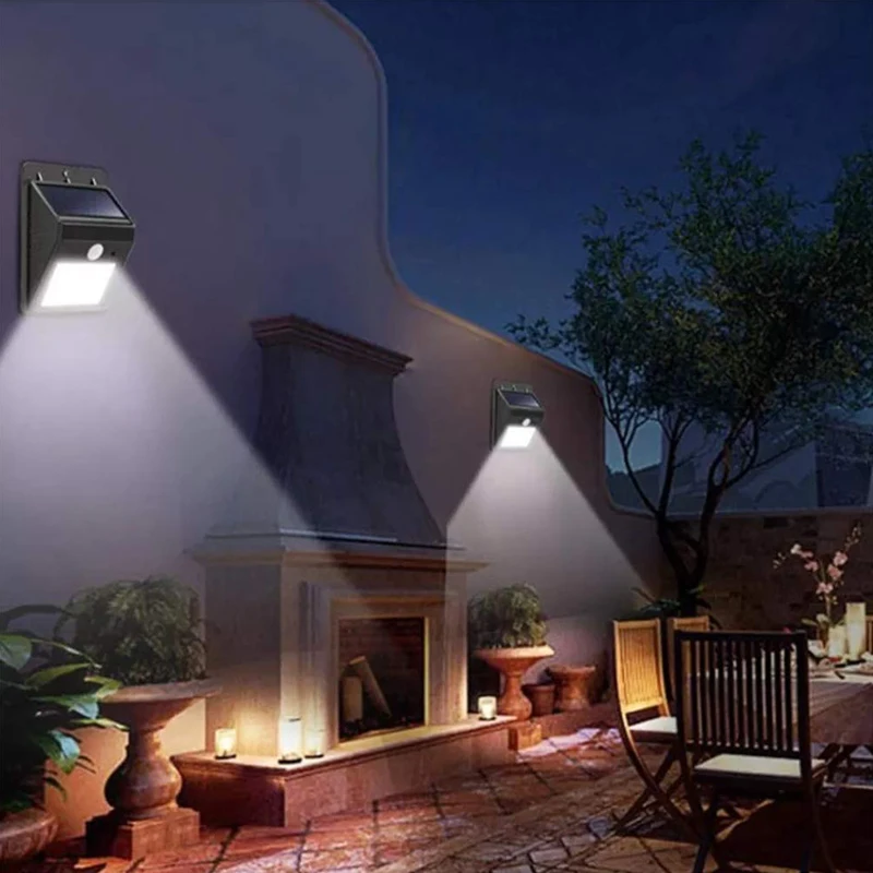 Светодиодный светильник на солнечной батарее с ИК-датчиком движения