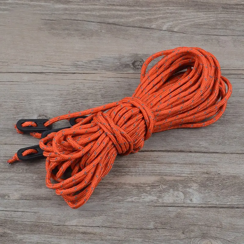

2 M Multifunctional Tent Rope Reflective Night Tent Accessories Outdoor Camping Durable Polypropylene Rope New