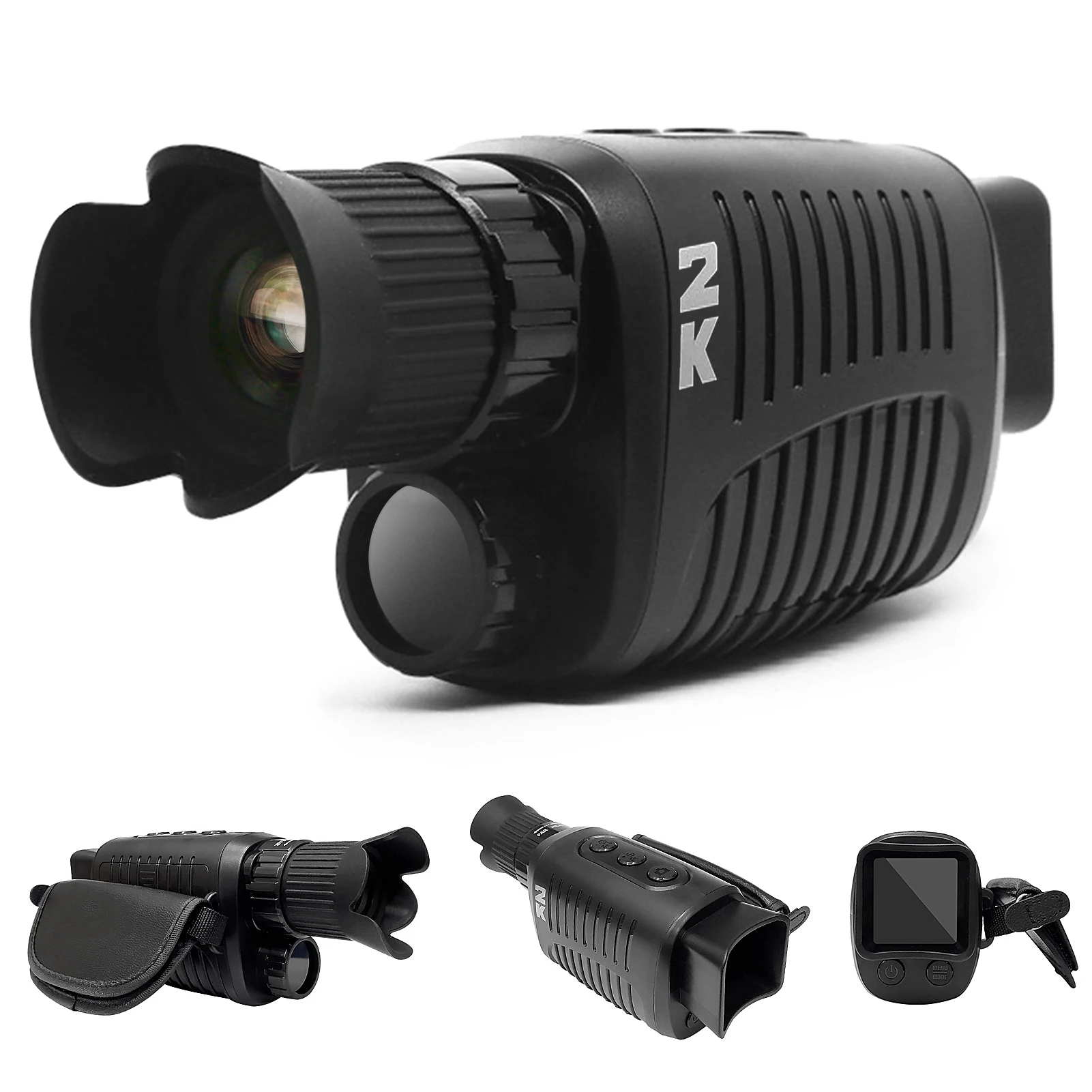 

2K Monocular 5X Digital Zoom Digital High Definition Infrared Night Vision with 1.5'' Display Screen Outdoor Camping Hunting