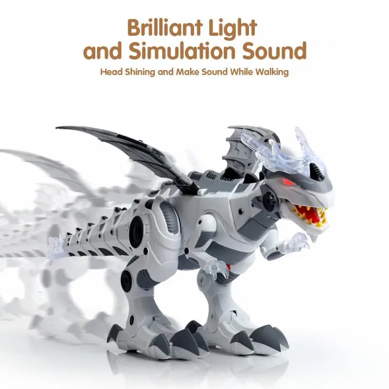 

2020 Walking Dragon Toy Fire Breathing Water Spray DinosaurFantastic Design with Mist Spray Function Xmas Gift For Kids
