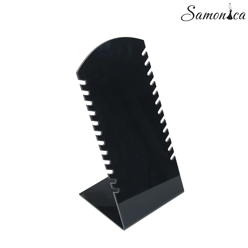 Акриловый 12 решетчатый стеллаж для ювелирных изделий кронштейн хранения