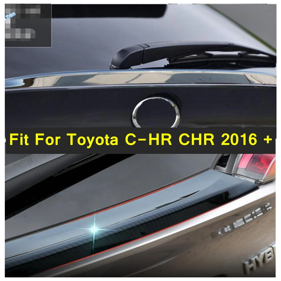 

Lapetus Accessories Tailgate Rear Tail Bumper Empennage Protector Guard Panel Cover Trim 1PCS For Toyota C-HR CHR 2016 - 2021