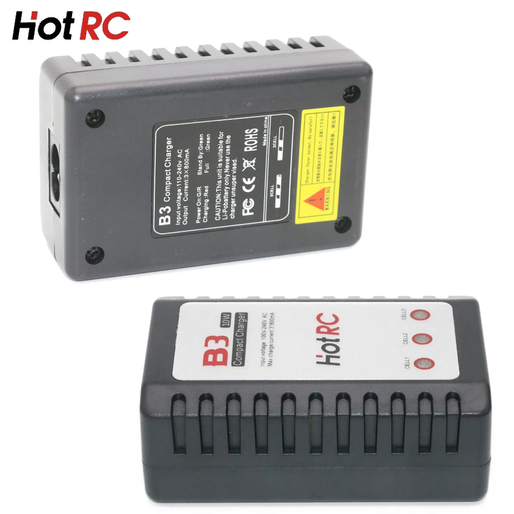 Hotrc зарядное устройство Imax B3 Lipo Батарея Зарядное 7 4 v/11 1 v литий полимерный