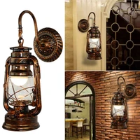 vintage led wall lamp retro kerosene wall light barn lantern european rustic antique style