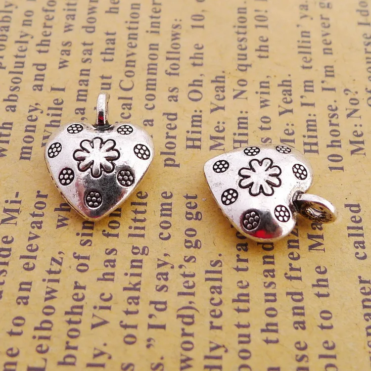 

Jewelry Making Charms Love Charms Antique Silver Color 13x16mm 5 Pieces