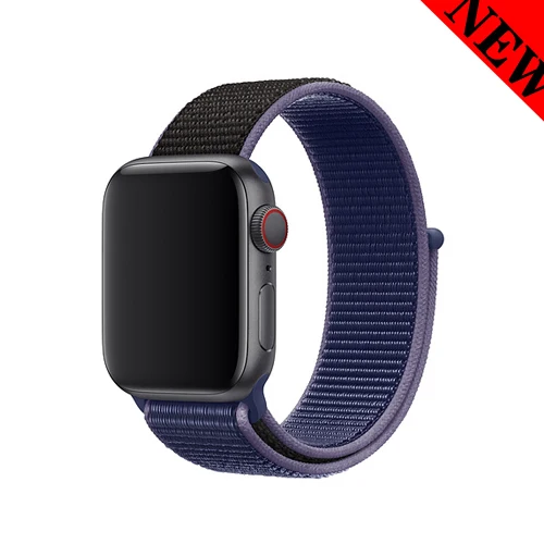 43 Ремешок для спортивных часов для apple watch, ремешок 42 мм, 38 мм, версия apple watch 5/4/3/2/1 наручных часов iwatch, ремешок 44 мм 40 мм двухслойный нейлоновый переплет ремешок для часов - Цвет ремешка: 43