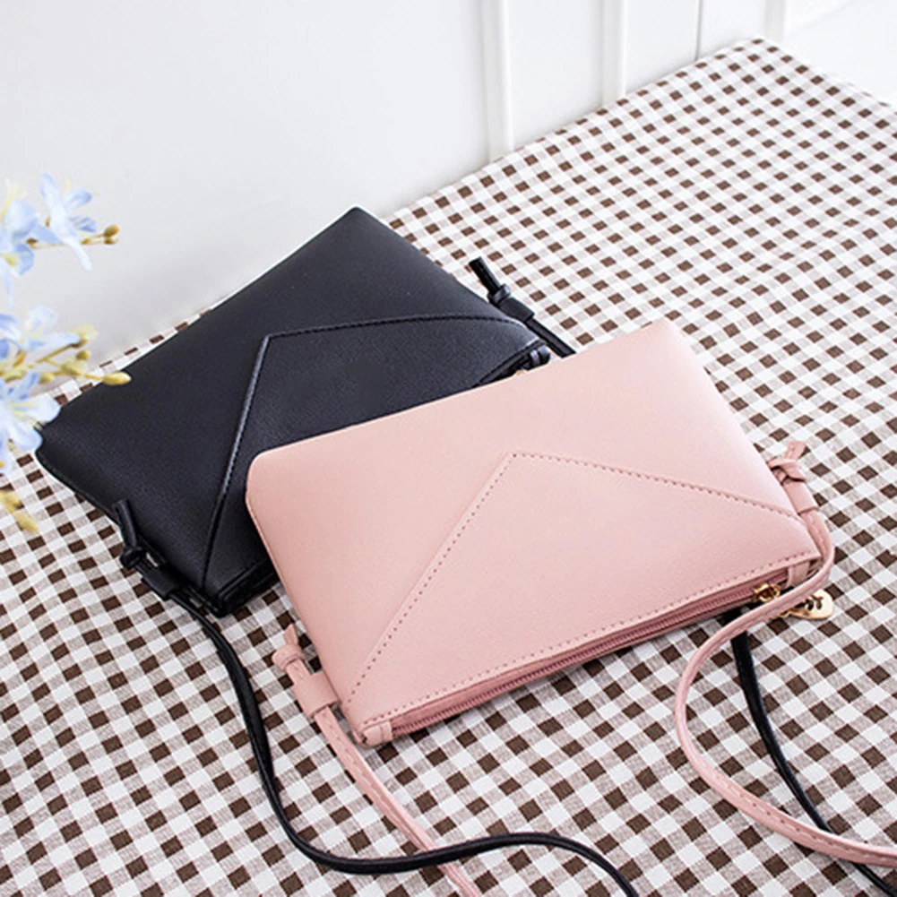 Минимализм женская модная однотонная сумка через плечо на молнии с листьями для