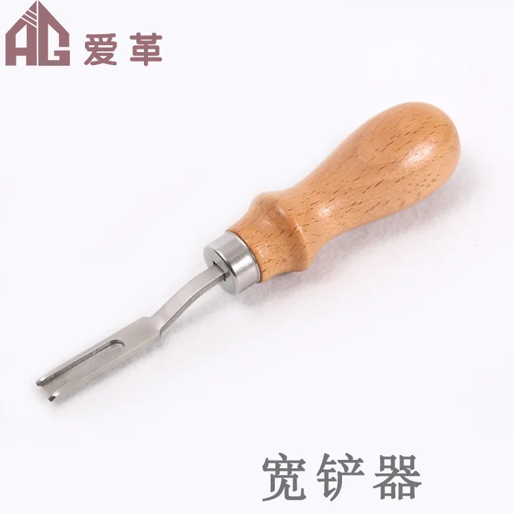 Кожаная французская Лопата инструмент для обработки кромок с широкой режущей