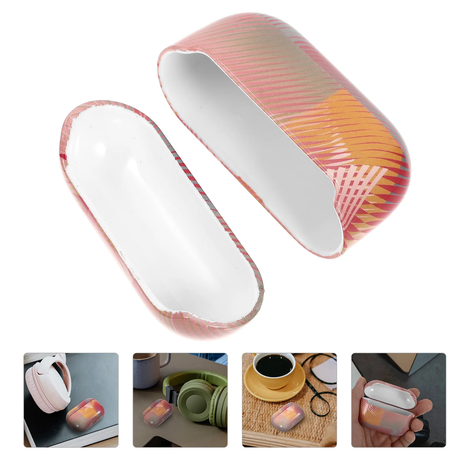 

1Pc Simple Wireless Earphone Case Earbuds Protector Compatible for AirPods Pro