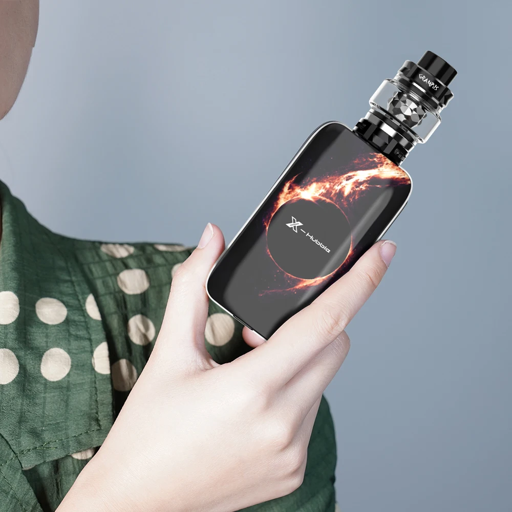 Gift Coils! Vape MOD 220W KIT VAPTIO X-HUBBLE 5.0ml tank touch Screen long last and huge power battery e-cigarette Vaporizer | Электронные