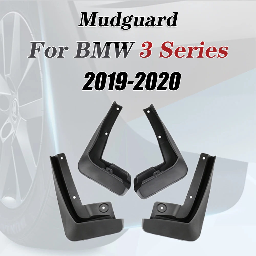 

Car Mud Flaps For BMW 3 Series G20 Sedan Saloon 2020 ~ 2019 4Pcs Molded Mudflaps Splash Guards Mudguards Fender Accessories