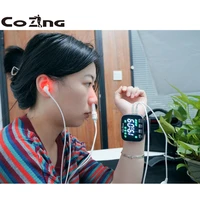tinnitus cold laser therapeutic acupuncture watch low lever laser therapy medical device with ear applicator and nasal applicato