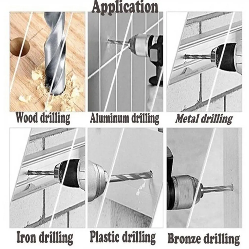 50Pc Titanium Coated Drill Bits HSS High Speed Steel Set Tool Multi Function Metal Drills Power Tools 1/1.5/2/2.5/3mm | Инструменты