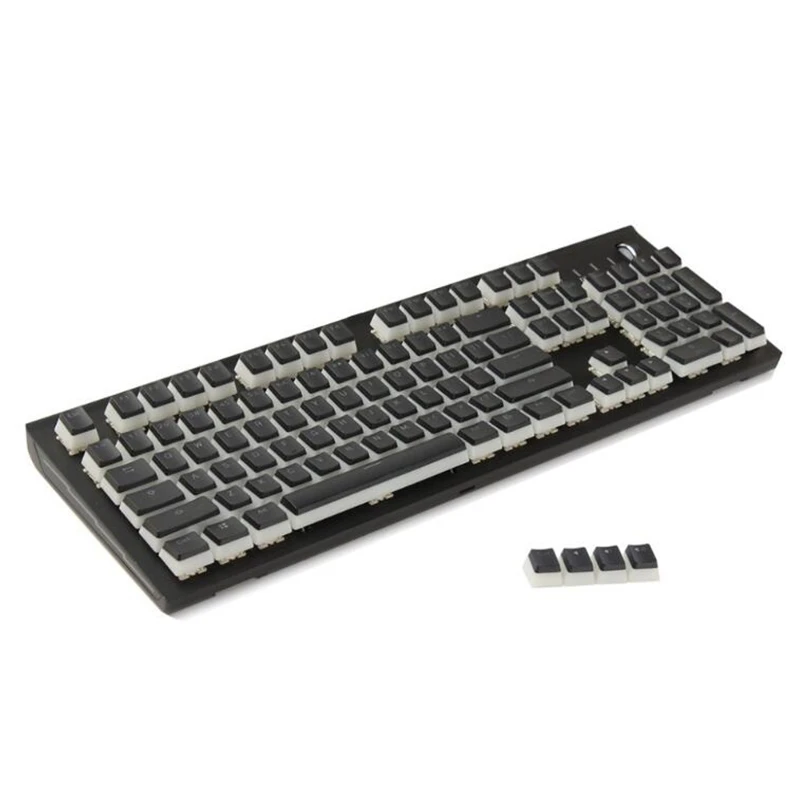 Механическая клавиатура с колпачком клавиш PBT белый пудинг Двойная кожа молоко