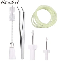7 pcs set sewing machine cleaning brushes motor serrated belt service kit straws diy arts and crafts supplies handcrafts tool