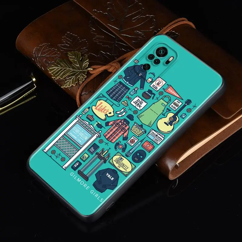 

Silicone Cover Gilmore Girls Collage For Xiaomi Redmi Note 10 10S 9T 9S 9 8T 8 7 7S 6 5A 5 4 4X 5G Pro Max Phone Case