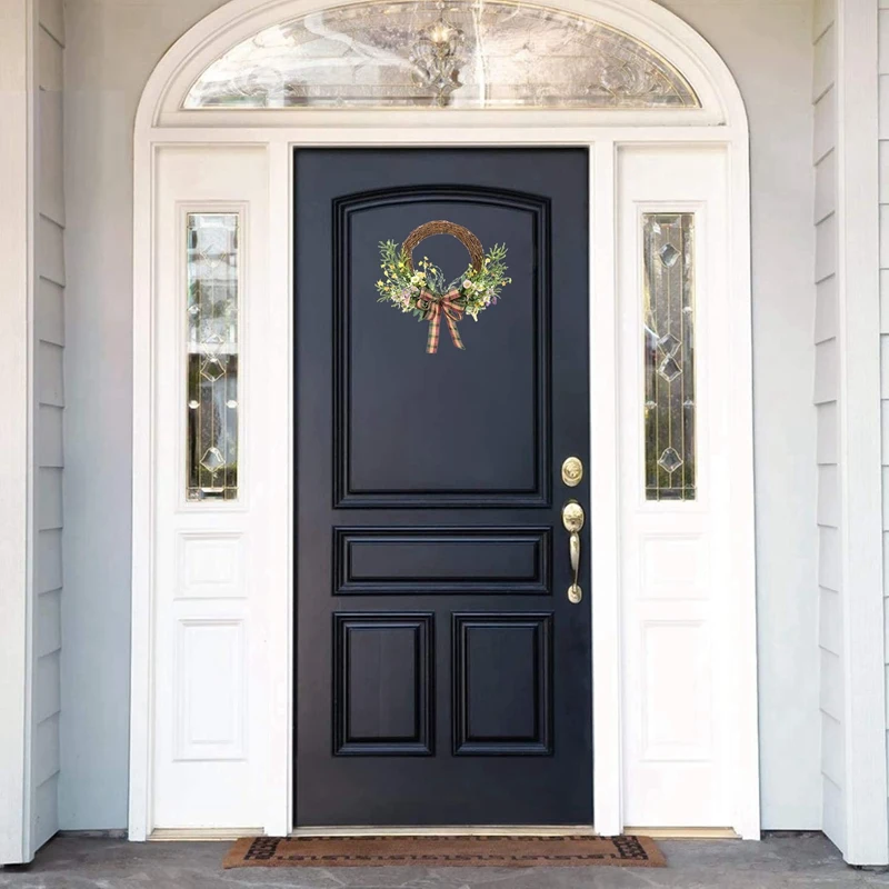 

Artificial Antler Leaf Wreath Spring Summer Wreath for Front Door Wedding Party Wall Window Farmhouse Garden Home Decor