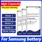 Аккумулятор большой емкости для Samsung Galaxy Note Edge 2 3 4, замена телефона N910h N910a N9150 N915k N7100 E250 N9000