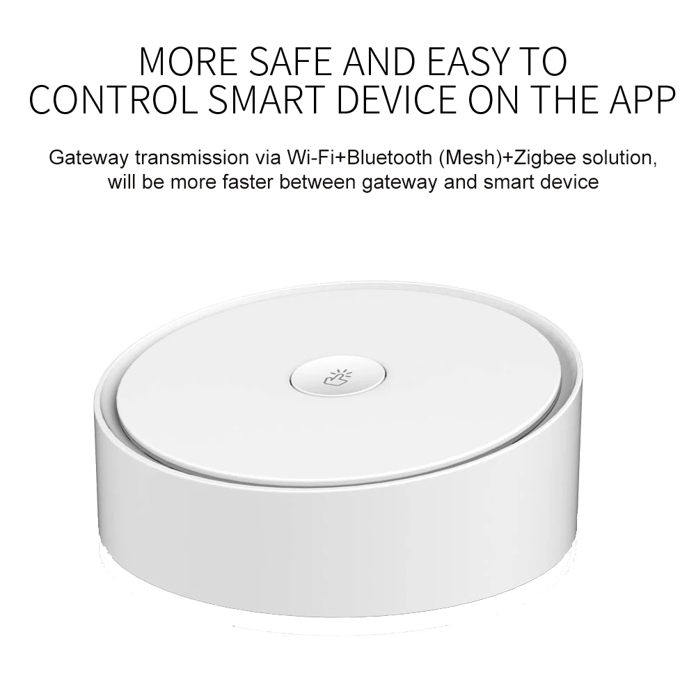 Шлюз Tuya Smart Multi mode ZigBee сетевой хаб с Wi Fi Bluetooth работает приложением Голосовое
