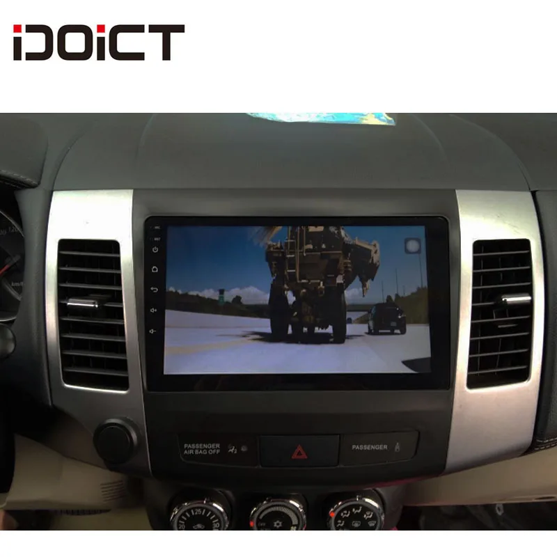 Автомобильный DVD-плеер IDOICT Android 8 1 с GPS-навигацией мультимедийный плеер для Mitsubishi