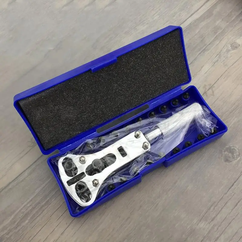 Инструменты для ремонта часов открывалка крышки задней набор ключей Сменный