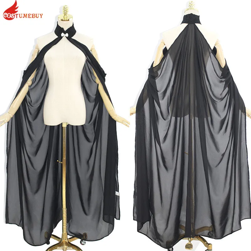 Custumebuy Sexy Illusion Bride Cape Cosplay Costume Long Lingerie Cloak Nightgown Vintage Robe Wedding Scarf   Chemise Dress Cos