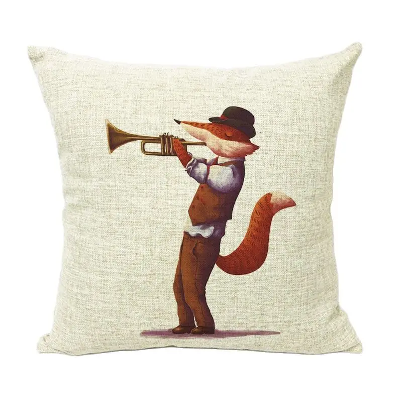 Автомобильные Чехлы магазин подушка брендовая мультяшная Милая лиса Cojin