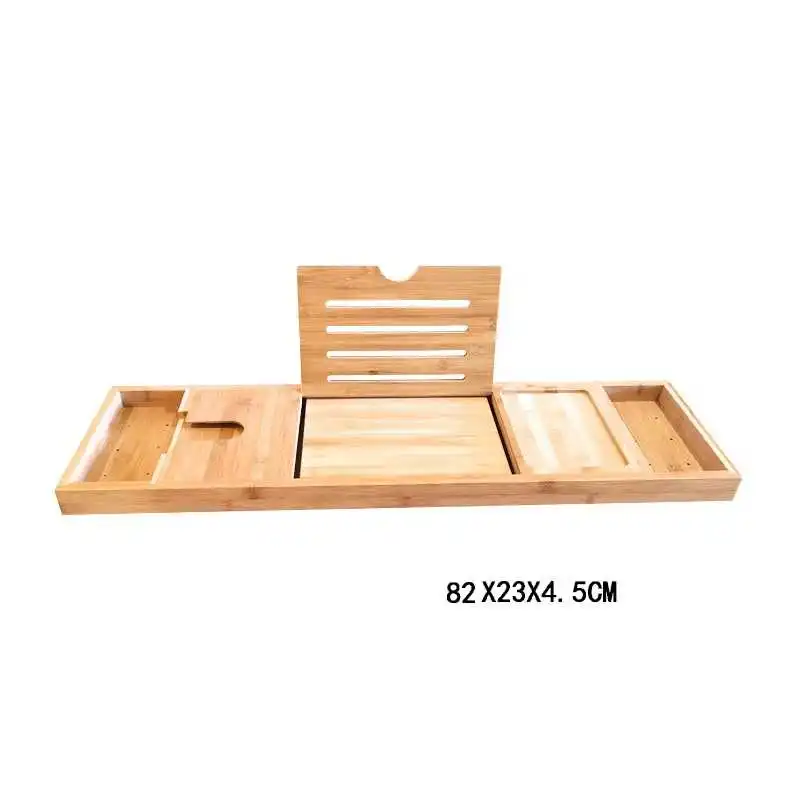 

Bar Book Holder De Bain Douche Rek Bamboo Storage Bathroom Shelf Tub Tray Bathtub Accessories Plateau Baignoire Bath Frame