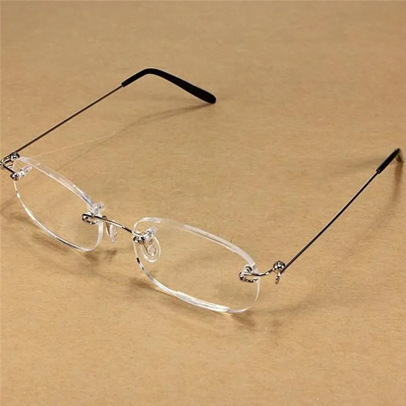 Очки для чтения пресбиопические без оправы + 100 200 300 R029|glasses retail|glasses ipodspectacle bags |