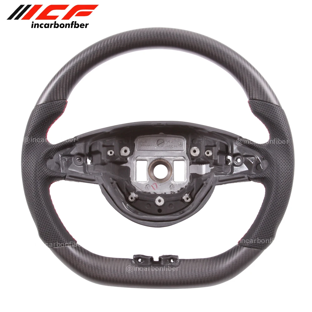 

Рулевое колесо из углеродного волокна для Mercedes Benz C205 A205 R231 A35 CLA35 GLA 35 GLB35 A45 CLA45 GLA45