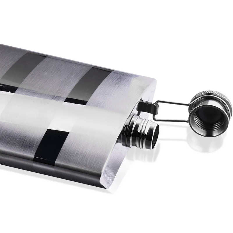 Металлическая фляжка для вина виски 7 унций нержавеющая сталь | Дом и сад