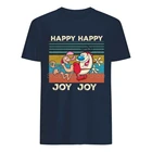 Футболка с рисунком Happy Joy от Ren And Stimpy, футболка большого размера
