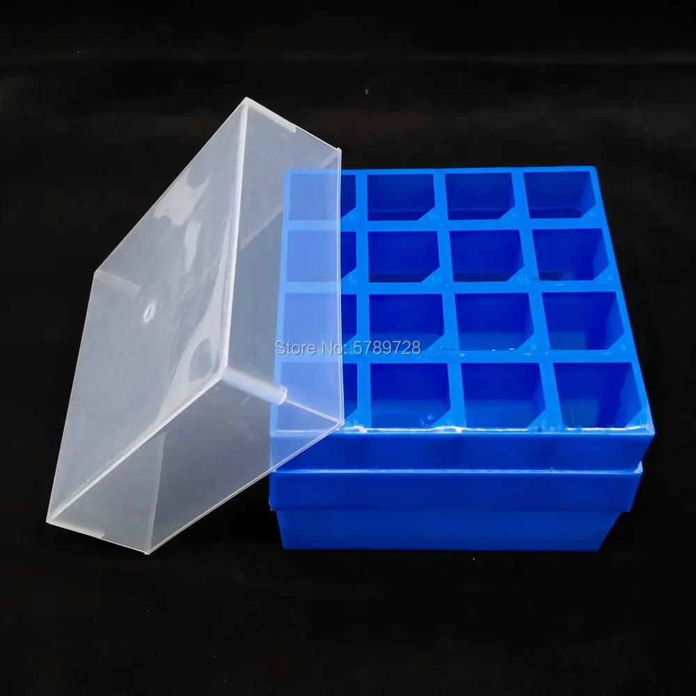 1piece Centrifugal tube box with 16 holes  PCR tube Storage rack For storing 50ml centrifuge tubes Laboratory supplies