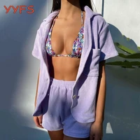 velvet beach two piece set women tracksuit loungewear casual cardigan and shorts summer sexy outfits workout woman shorts sets