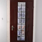 Сетчатая тканевая сумка для хранения с 12 карманами, настенная подвесная сумка за дверью, органайзер для обуви, перчаток, продуктов