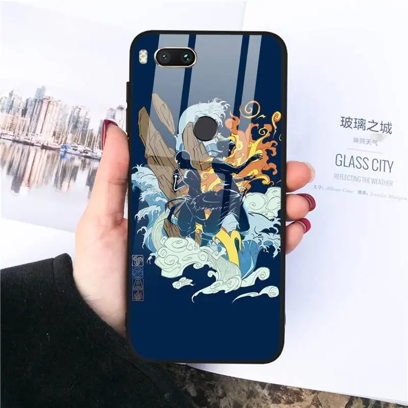 

Cool Avatar The Last Airbender Phone Case Tempered glass For xiaomi Redmi 4X 5 6 6A 8 8SE MIX 2 2S Note 3 PLUS