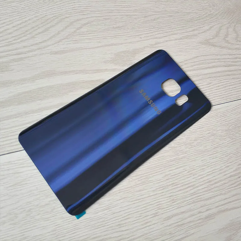Задняя крышка батарейного отсека Samsung Galaxy Note 5 3D стеклянный корпус задняя Сменный