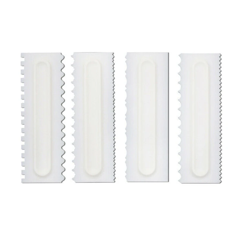 Скребок для торта кондитерские инструменты края расческа украшения Гладкие 6