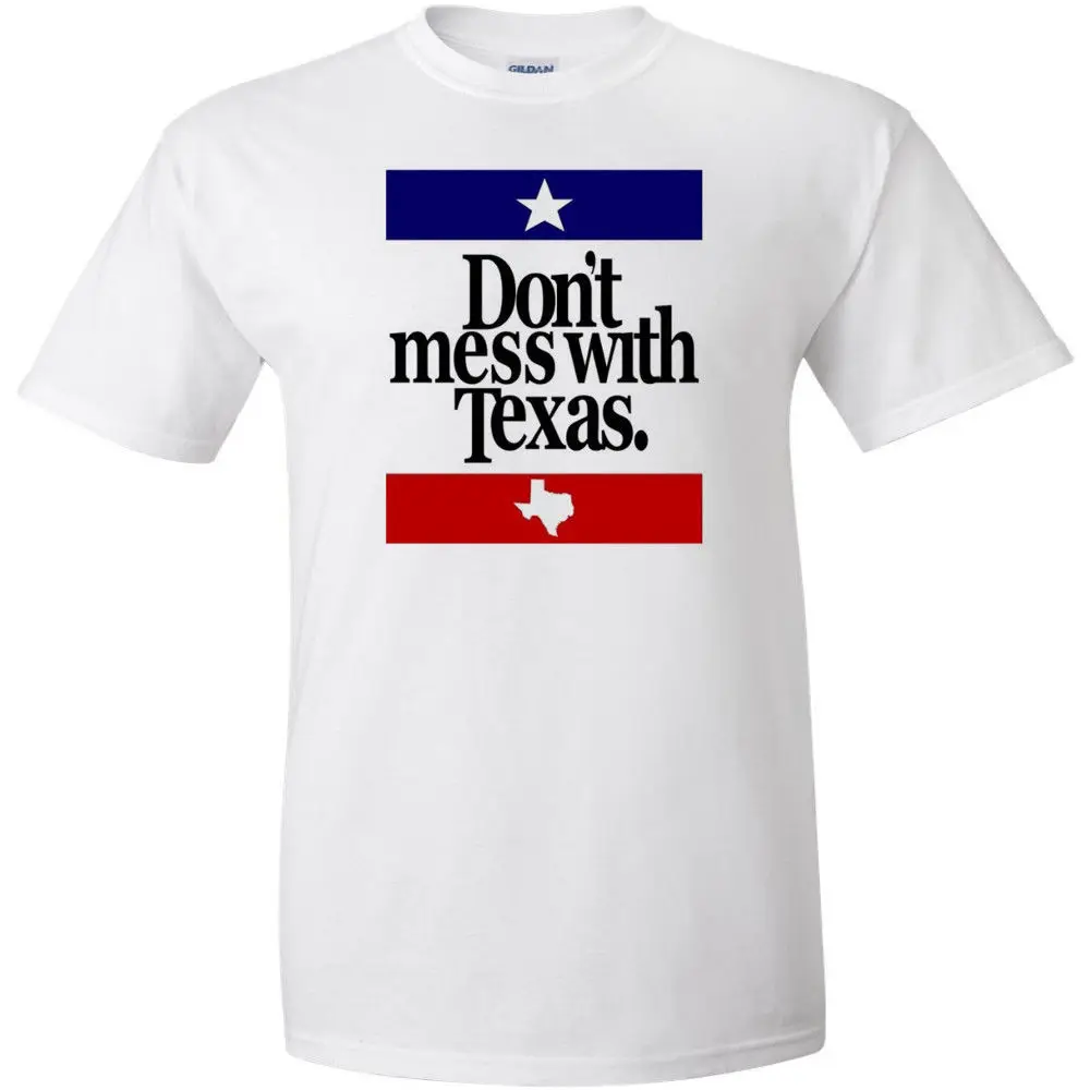 

Dont Mess with Texas Logo T Shirt America Usa Texan Classic Vintage Brand 2020 New T-Shirt Man Cotton Clothing Cartoon TeeShirts