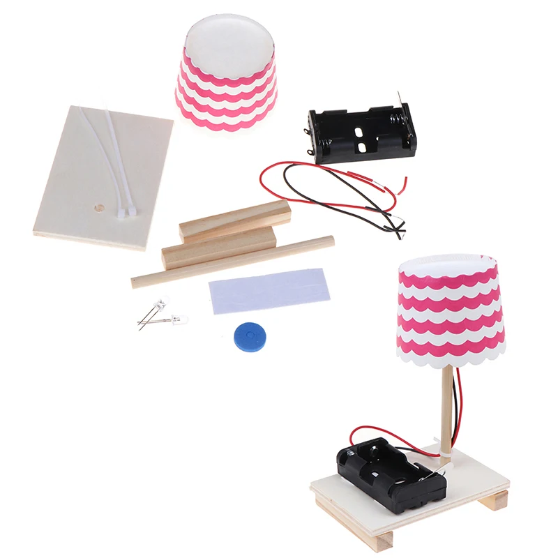 Детский научный эксперимент игрушки сделай сам деревянная настольная мини-лампа