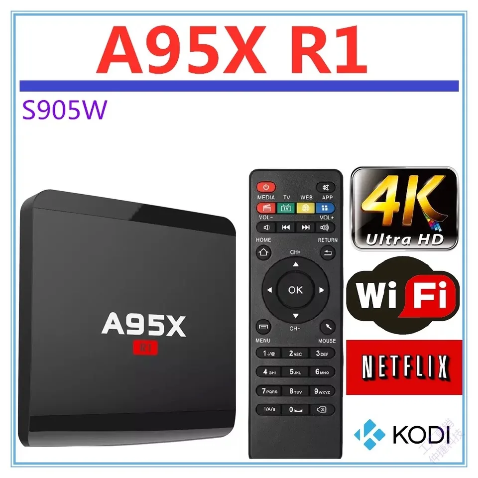 Глобальный A95X R1 дистанционного Управление ТВ коробка 4K приставка Android 7 1 со